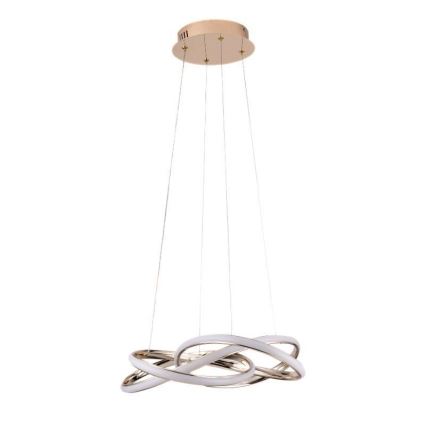 Dimmbare LED-Hängeleuchte LED/65W/230V 3000-6500K d 48 cm golden + Fernbedienung