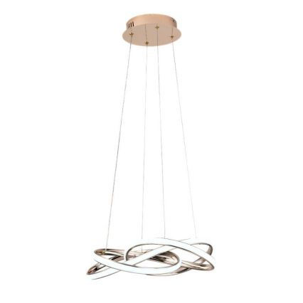 Dimmbare LED-Hängeleuchte LED/65W/230V 3000-6500K d 48 cm golden + Fernbedienung