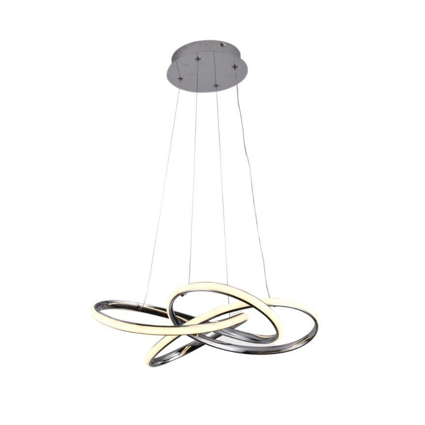 Dimmbare LED-Hängeleuchte LED/65W/230V 3000-6500K d 48 cm grau + Fernbedienung