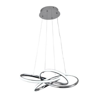 Dimmbare LED-Hängeleuchte LED/65W/230V 3000-6500K d 48 cm grau + Fernbedienung