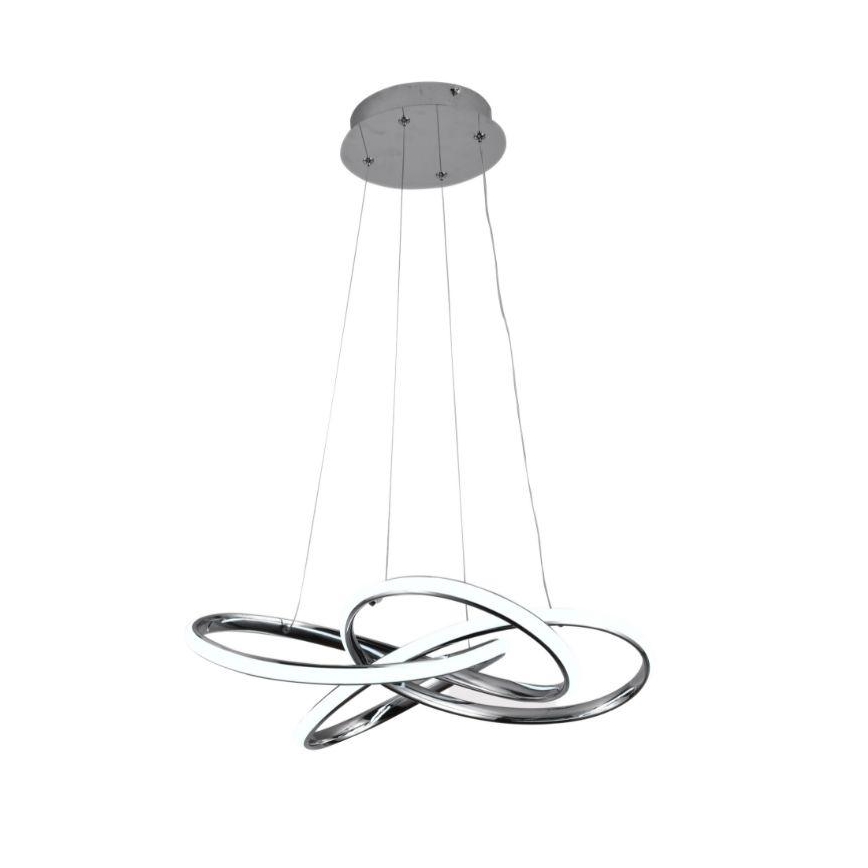 Dimmbare LED-Hängeleuchte LED/65W/230V 3000-6500K d 48 cm grau + Fernbedienung