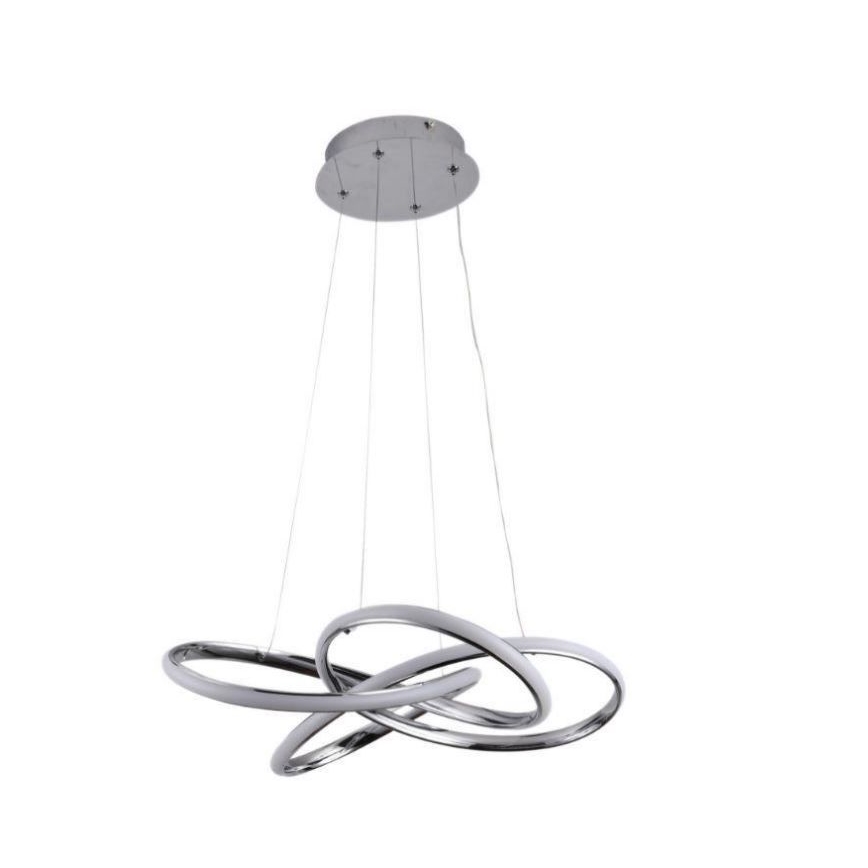 Dimmbare LED-Hängeleuchte LED/65W/230V 3000-6500K d 48 cm grau + Fernbedienung