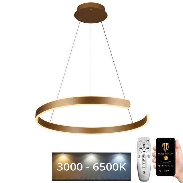 Dimmbare LED-Hängeleuchte LED/70W/230V 3000-6500K d 60 cm + Fernbedienung