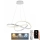Dimmbare LED-Hängeleuchte LED/70W/230V 3000-6500K d 60 cm weiß + Fernbedienung
