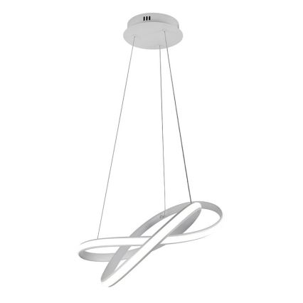 Dimmbare LED-Hängeleuchte LED/70W/230V 3000-6500K d 55 cm weiß + Fernbedienung