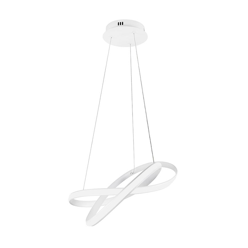 Dimmbare LED-Hängeleuchte LED/70W/230V 3000-6500K d 55 cm weiß + Fernbedienung