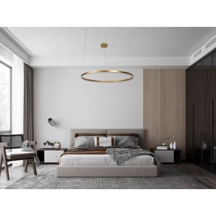 Dimmbare LED-Hängeleuchte LED/72W/230V 3000-6500K d 100 cm + Fernbedienung