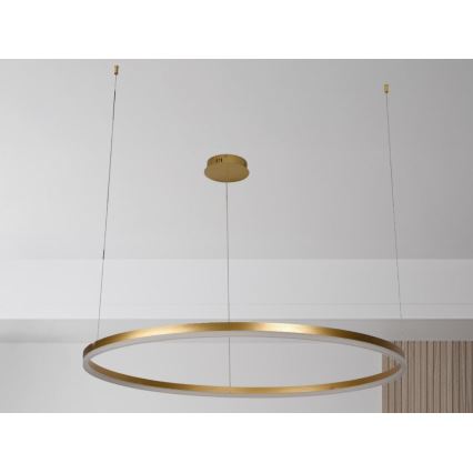 Dimmbare LED-Hängeleuchte LED/72W/230V 3000-6500K d 100 cm + Fernbedienung
