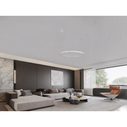Dimmbare LED-Hängeleuchte LED/72W/230V 3000-6500K d 100 cm + Fernbedienung