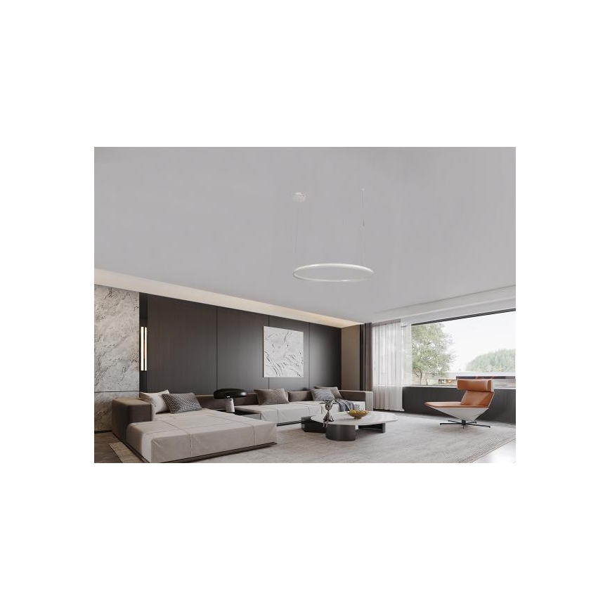 Dimmbare LED-Hängeleuchte LED/72W/230V 3000-6500K d 100 cm + Fernbedienung