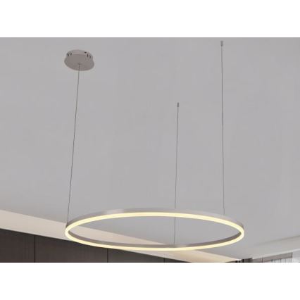 Dimmbare LED-Hängeleuchte LED/72W/230V 3000-6500K d 100 cm + Fernbedienung