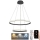 Dimmbare LED-Hängeleuchte LED/75W/230V 3000-6500K d 60 cm + Fernbedienung
