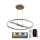 Dimmbare LED-Hängeleuchte LED/75W/230V 3000-6500K d 60 cm + Fernbedienung