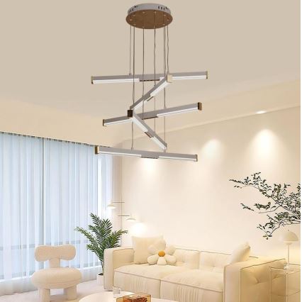 Dimmbare LED-Hängeleuchte LED/75W/230V 3000-6500K d 60 cm + Fernbedienung