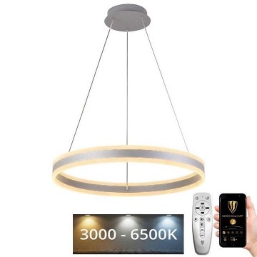 Dimmbare LED-Hängeleuchte LED/85W/230V 3000-6500K d 60 cm + Fernbedienung