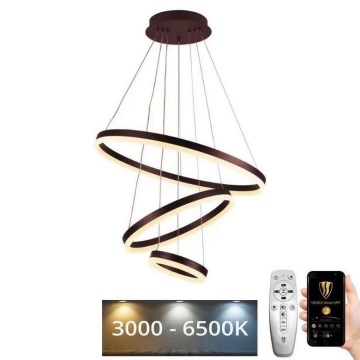 Dimmbare LED-Hängeleuchte LED/85W/230V 3000-6500K d 60 cm + Fernbedienung