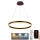 Dimmbare LED-Hängeleuchte LED/85W/230V 3000-6500K d 60 cm + Fernbedienung