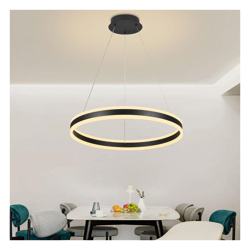 Dimmbare LED-Hängeleuchte LED/85W/230V 3000-6500K d 60 cm + Fernbedienung