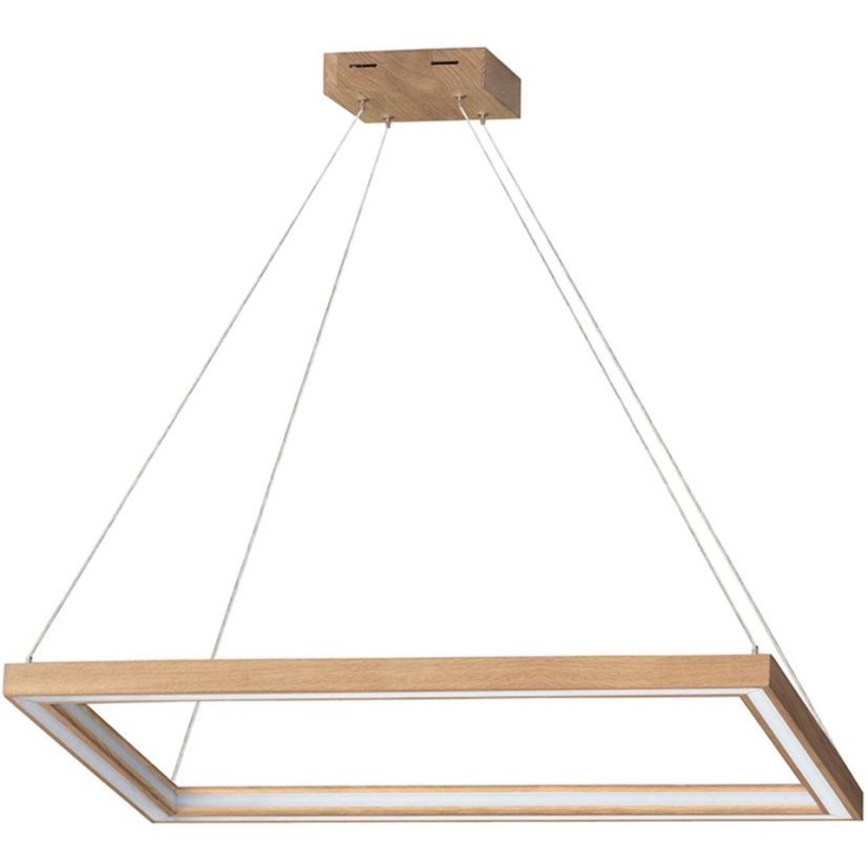 Dimmbare LED-Hängeleuchte LEGNO 2xLED/33W/230V Eiche
