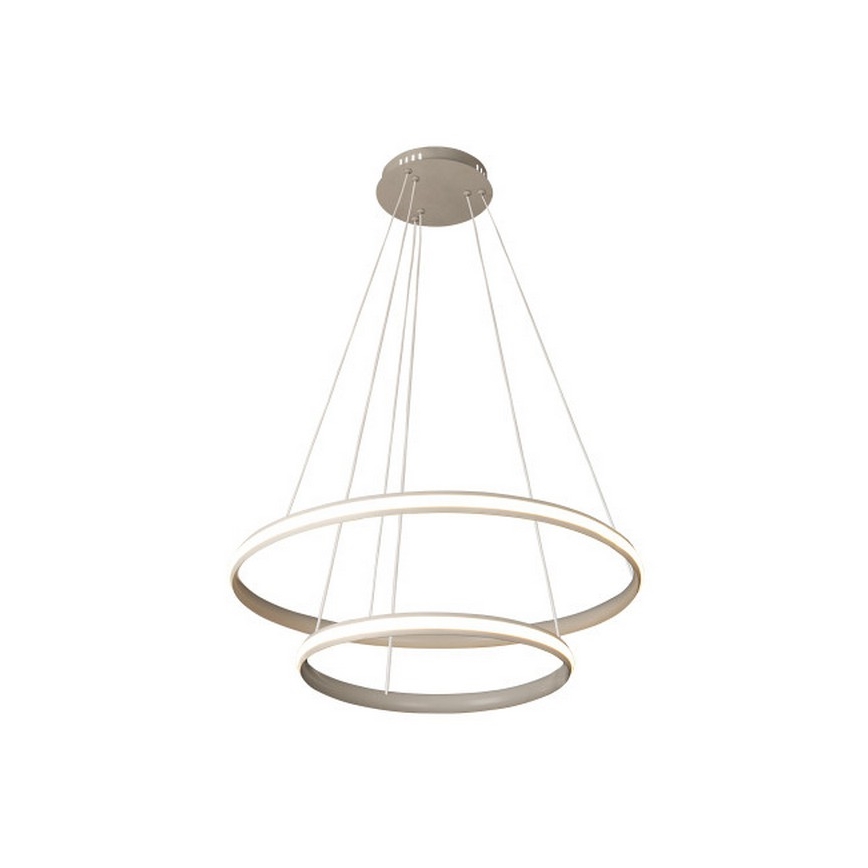 Dimmbare LED-Pendelleuchte an Drahtseil LED/90W/230V 3000-6500K Ø 60 cm + Fernbedienung