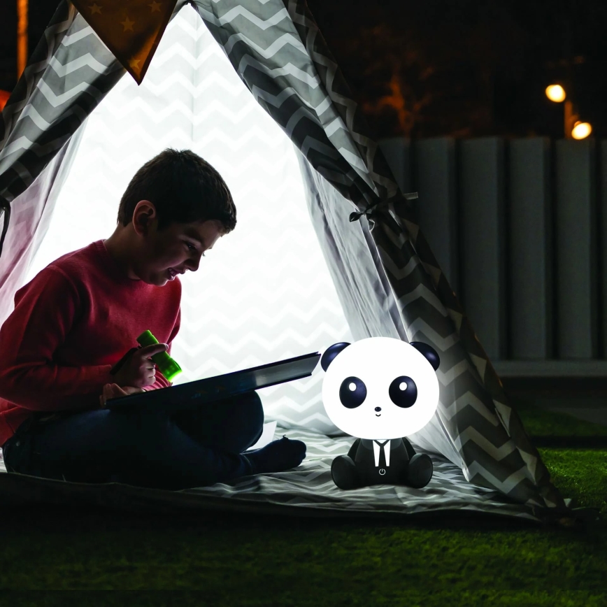 Dimmbare LED-Kinderleuchte mit Touch-Funktion PANDA LED/2,5W/3,7V 1200 mAh