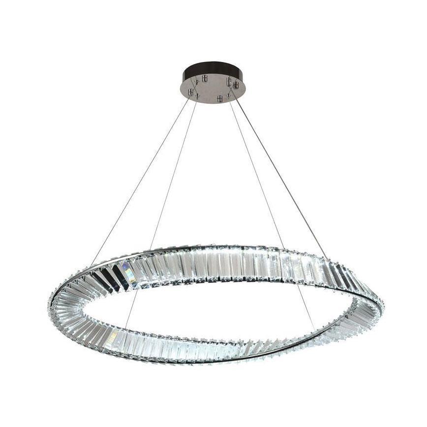 Dimmbare LED-Kristall-Hängeleuchte an Schnur LED/50W/230V 3000-6500K + Fernbedienung