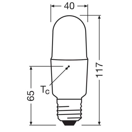 Dimmbare LED-Lampe E27/11W/230V 6500K CRI 90 - Osram
