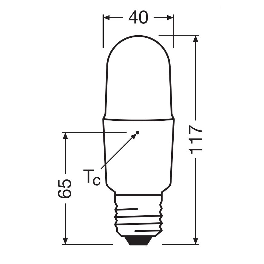 Dimmbare LED-Lampe E27/11W/230V 6500K CRI 90 - Osram