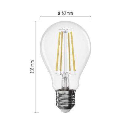 Dimmbare LED-Lampe FILAMENT A60 E27/7,5W/230V 4000K