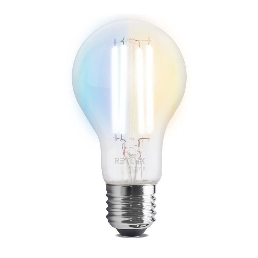 Dimmbare LED-Lampe FILAMENT A60 E27/7W/230V 2700-6500K Wi-Fi Tuya