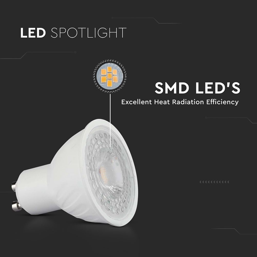 Dimmbare LED-Lampe GU10/6W/230V 6500K 38°