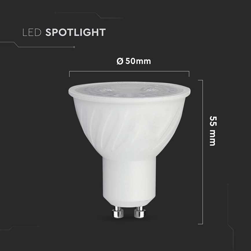 Dimmbare LED-Lampe GU10/6W/230V 6500K 38°