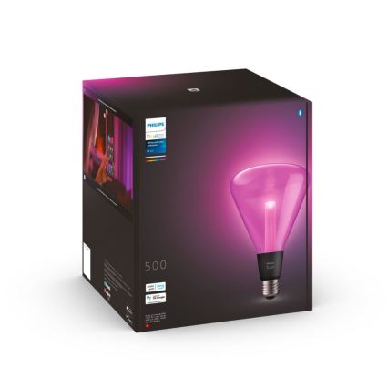 Dimmbare LED-RGBW-Lampe Philips Hue White And Color Ambiance E27/6,5W/230V 2000-6500K