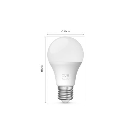 Dimmbares LED-Leuchtmittel Philips Hue White And Color Ambiance Essential E27/8W/230V 2200-6500K