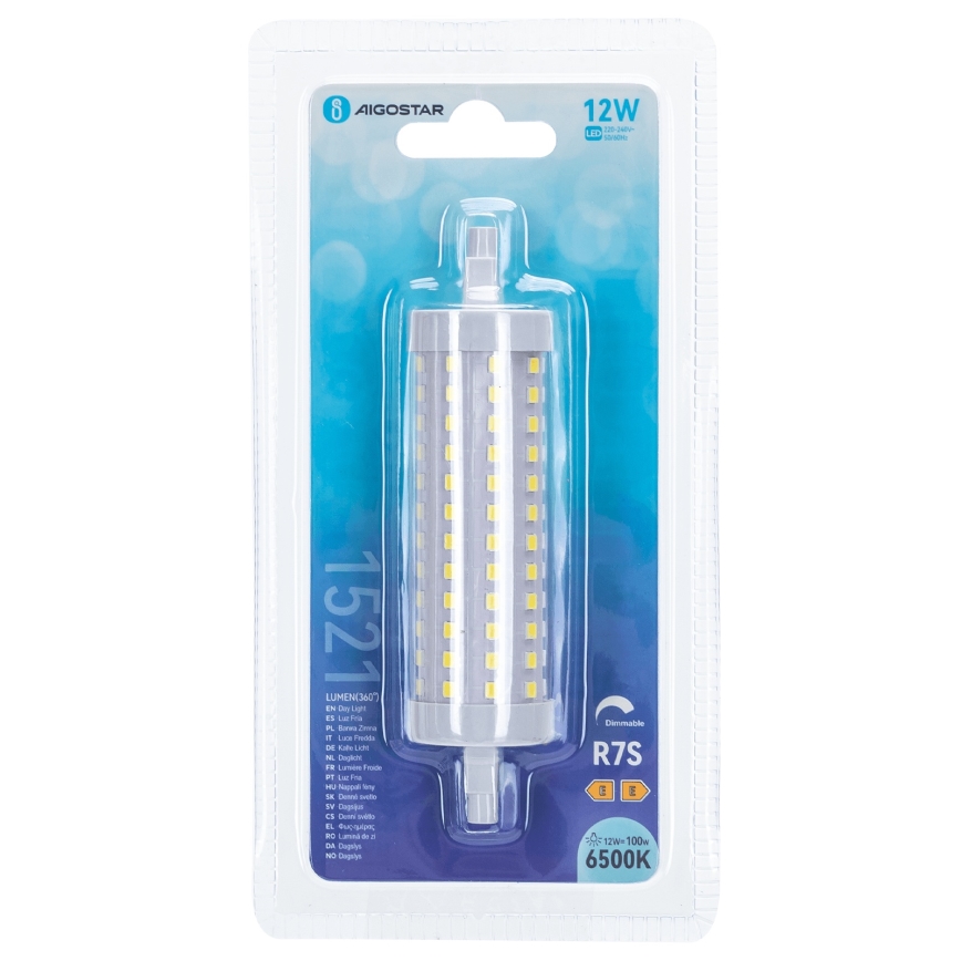 Dimmbare LED-Lampe R7s/12W/230V 6500K - Aigostar