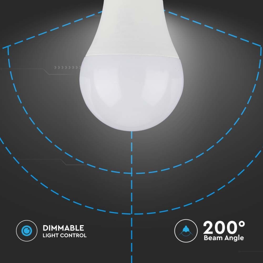 Dimmbare LED-Lampe SAMSUNG CHIP A60 E27/11W/230V 3000K