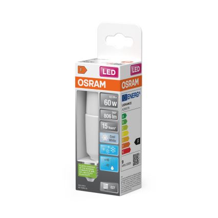 Dimmbare LED-Lampe STICK E27/8,5W/230V 4000K - Osram