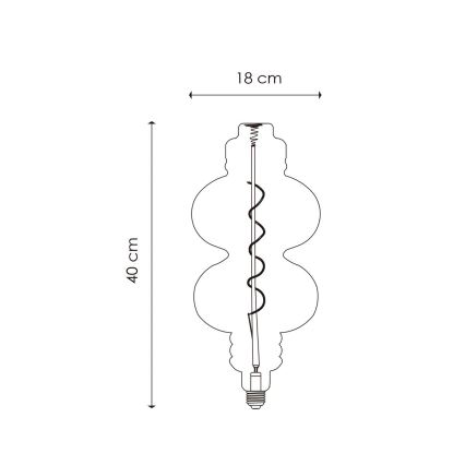 Dimmbare LED-Lampe VINTAGE EDISON E27/4W/230V 2200K CRI 90