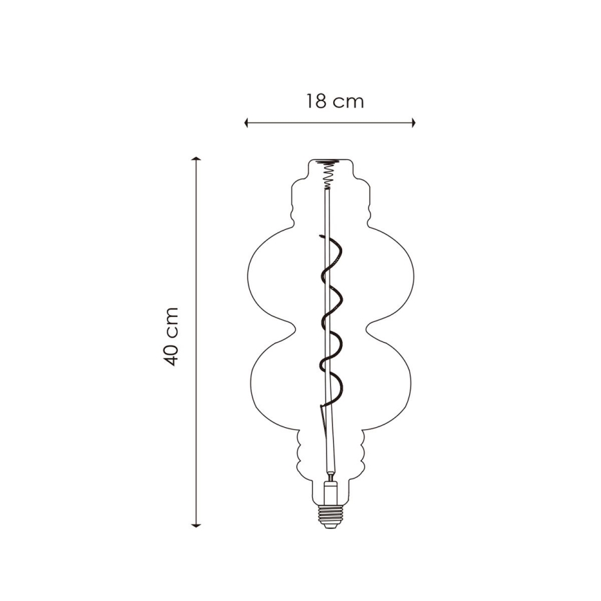 Dimmbare LED-Lampe VINTAGE EDISON E27/4W/230V 2200K CRI 90
