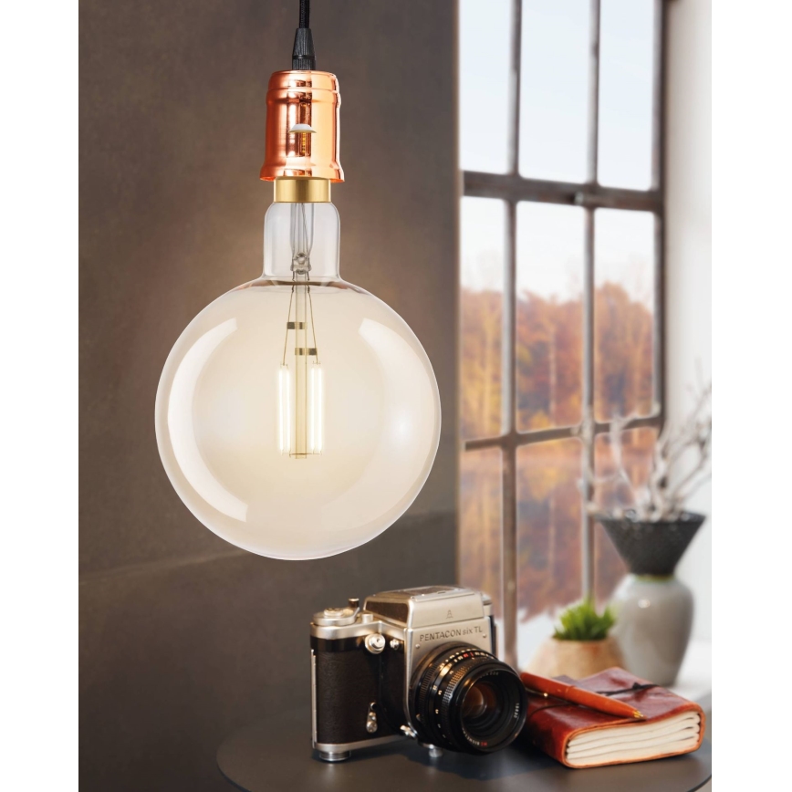 Dimmbare LED-Lampe VINTAGE G200 E27/4W/230V 2200K - Eglo 12593