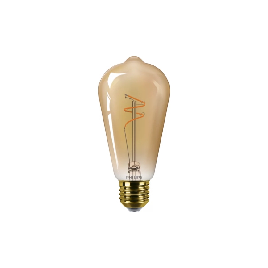 Dimmbare LED-Lampe VINTAGE Philips ST64 E27/3,1W/230V 1800K