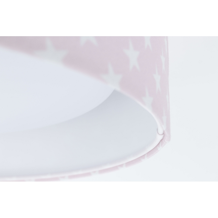 Dimmbare LED-Deckenleuchte SMART GALAXY KIDS LED/24W/230V 3000-6500K Sterne rosa/weiß + Fernbedienung