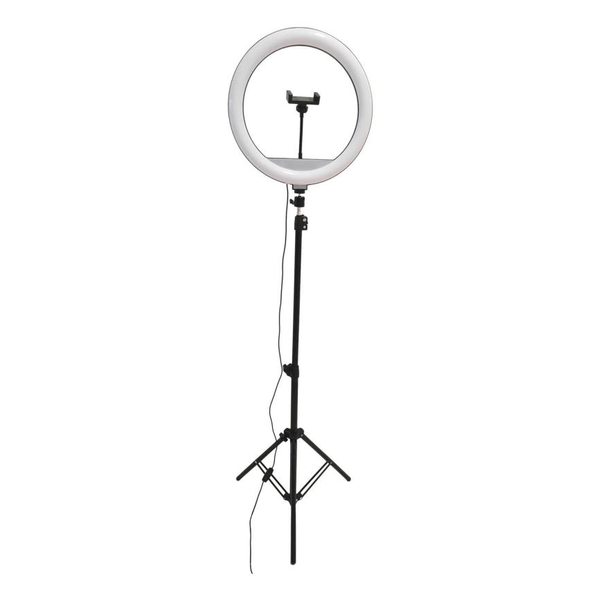 Dimmbare LED-Leuchte mit Stativ und Halterung für Vlogging LED/15W/5V 2700-6500K