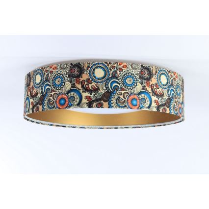 Dimmbare LED-Deckenleuchte SMART GALAXY LED/24W/230V d 45 cm 2700-6500K Wi-Fi Tuya bunt/ golden + Fernbedienung