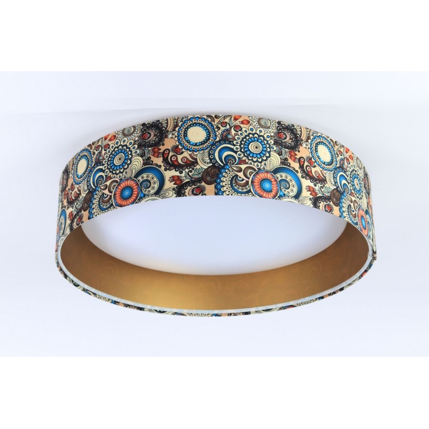 Dimmbare LED-Deckenleuchte SMART GALAXY LED/24W/230V d 45 cm 2700-6500K Wi-Fi Tuya bunt/ golden + Fernbedienung