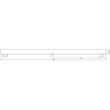 Dimmbare LED-Leuchtstoffröhre S14s/9,9W/230V 2700K 100 cm CRI 90 - Osram