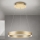 Dimmbare LED-Pendelleuchte an Kabel KOLK LED/40W/230V 2700/3000/4000K Ø 40 cm goldfarben