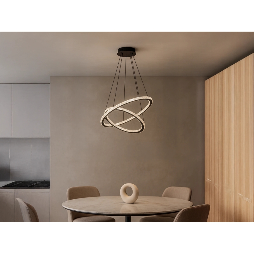 Dimmbare LED-Pendelleuchte an Kabel LED/150W/230V 3000-6500K + Fernbedienung