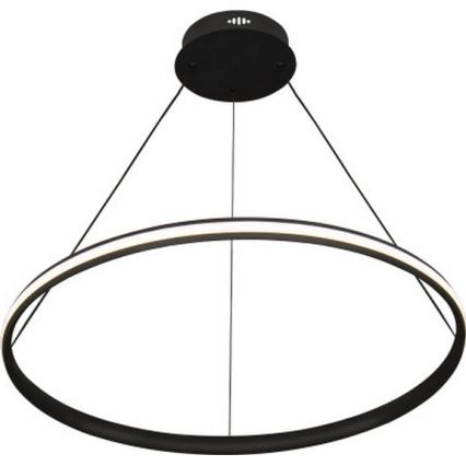 LED-dimmbare Pendelleuchte an Stahlseil, LED/55W/230V, 3000–6500K, Ø 60 cm + Fernbedienung