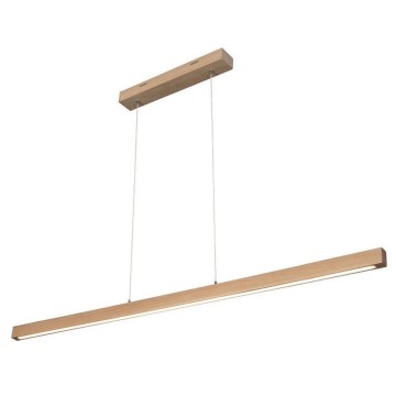 Dimmbare LED-Pendelleuchte an Stahlseil SMAL LED/18W/230V Eiche